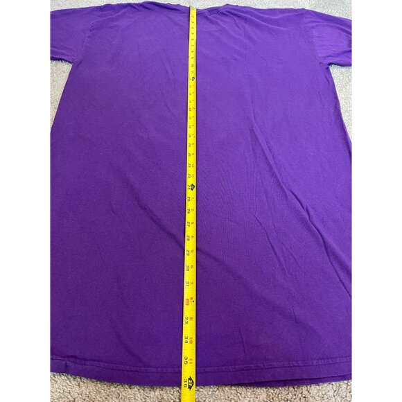 Vtg Walt Disney World Purple TinkerBell Graphic T-Shirt Size XXL / 3X Sleep - Picture 6 of 6